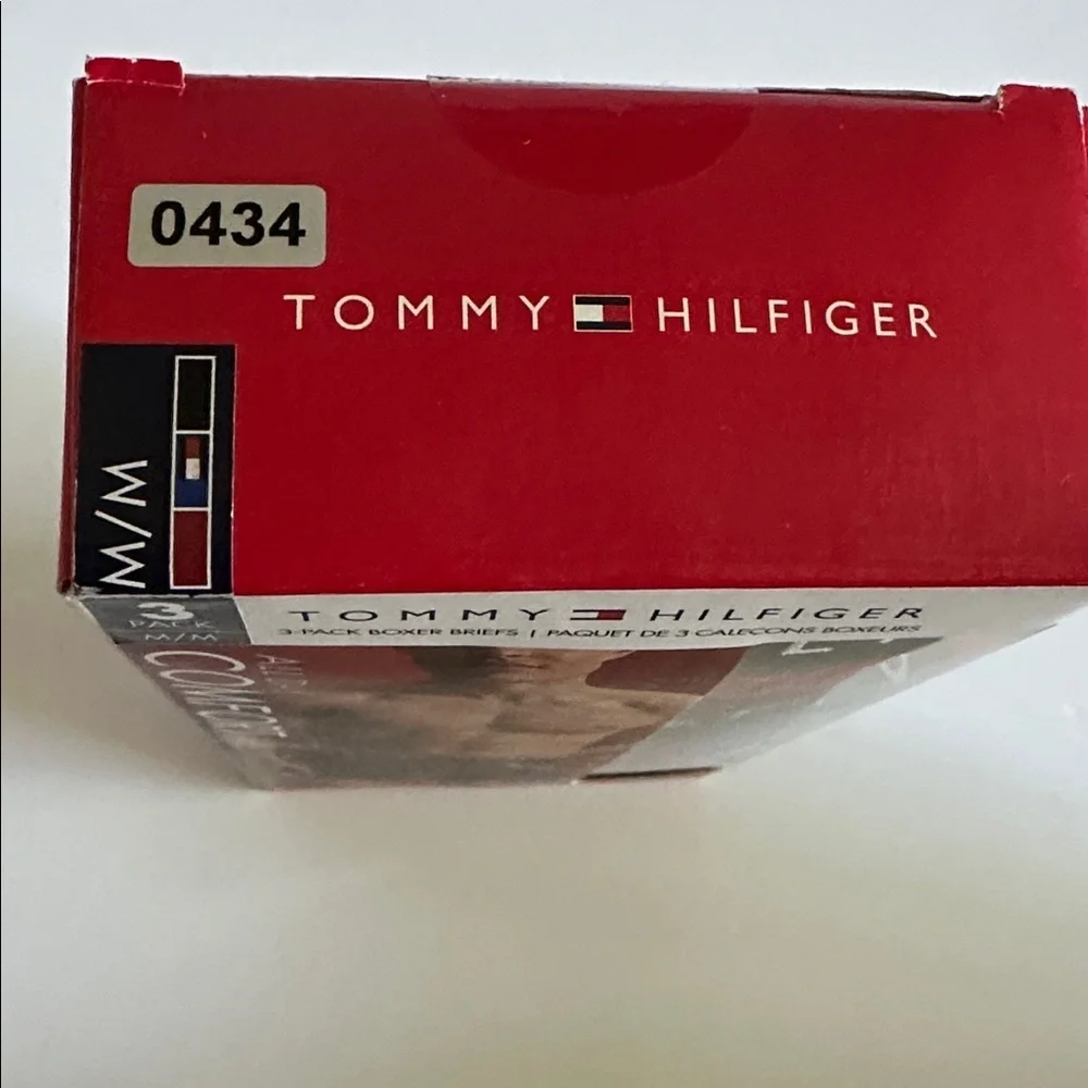 Tommy Hilfiger Men's Boxer Briefs 3-Pack - Black, Blue, Red